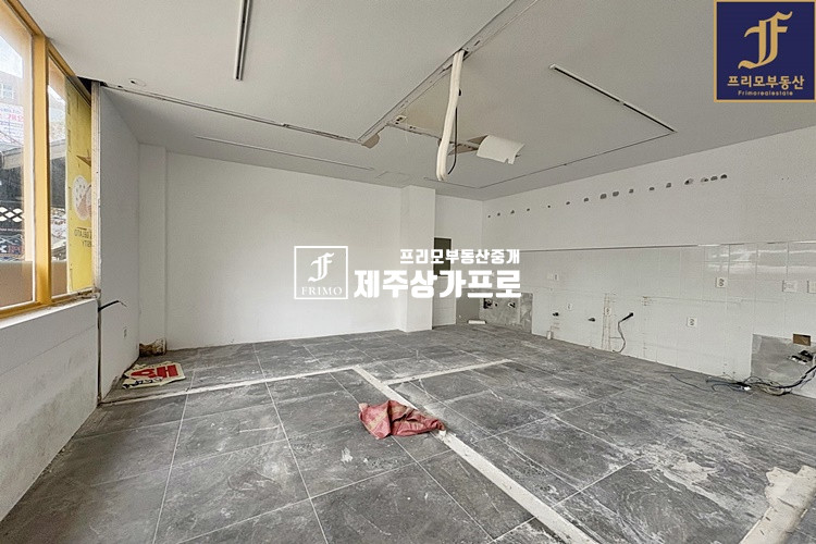 제주 제주시 노형동 본죽사거리 시설권리금 초저렴한 1층상가임대 / 전기증설,바닥완료 연세 매물번호 12057 사진 2