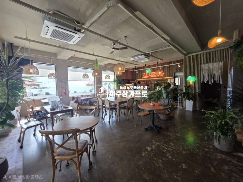 제주 제주시 한림읍 귀덕리 ★한림/해안도로/유명 방송맛집옆/바다뷰와 함께하는/힙한 감성 포차/양도양수 연세 매물번호 15855 사진 1